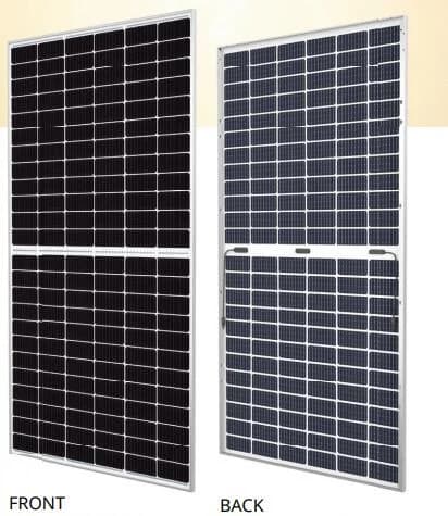 530W Bifacial Solar Panel