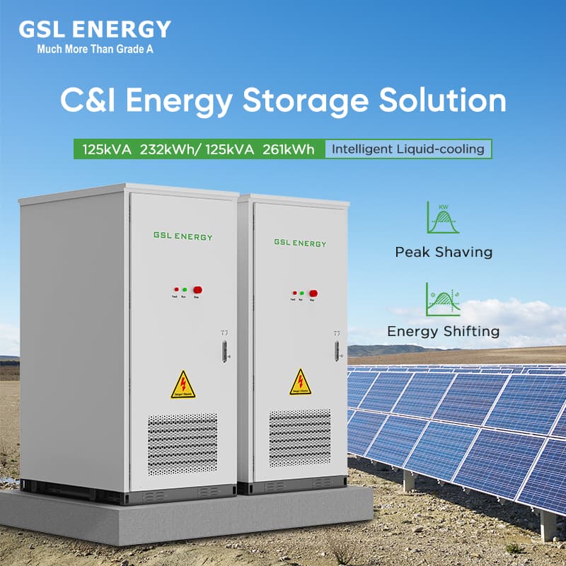125kW 261kWh Liquid Cooling All-in-one Industri...