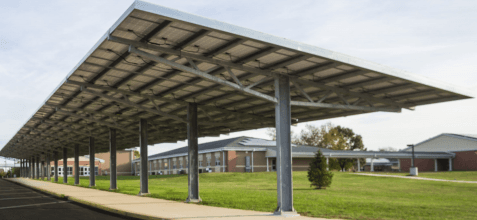 Solar Carport Structure