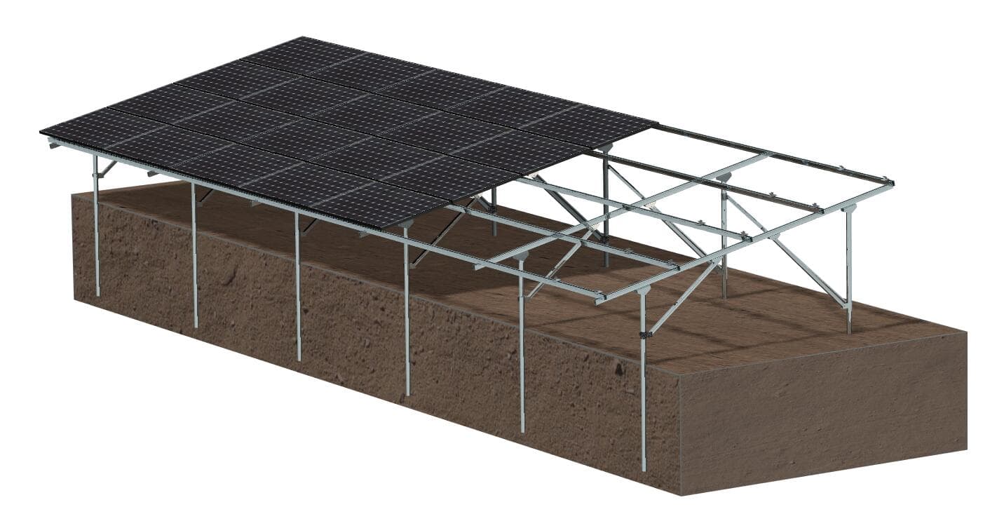 CS-Adjustable Ground Steel Mounting System