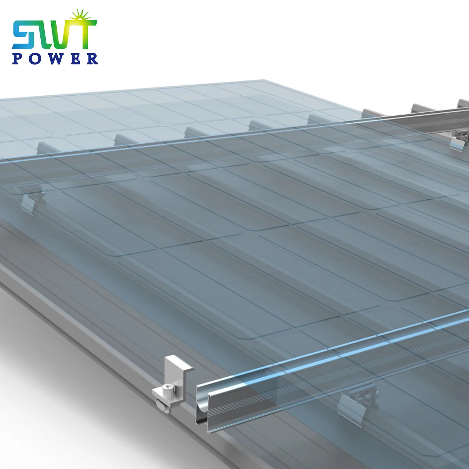 Claw With H Rail On Kliplok Seam Roof