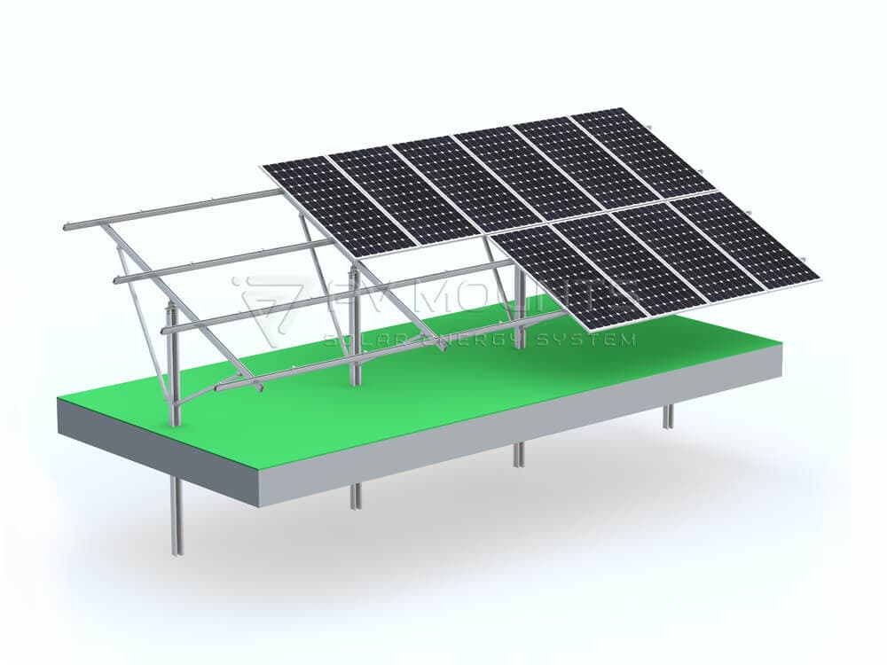PVM U Pile Ground Mounting System