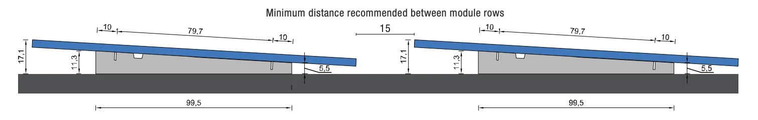 Single-Row Ballast 3°.K