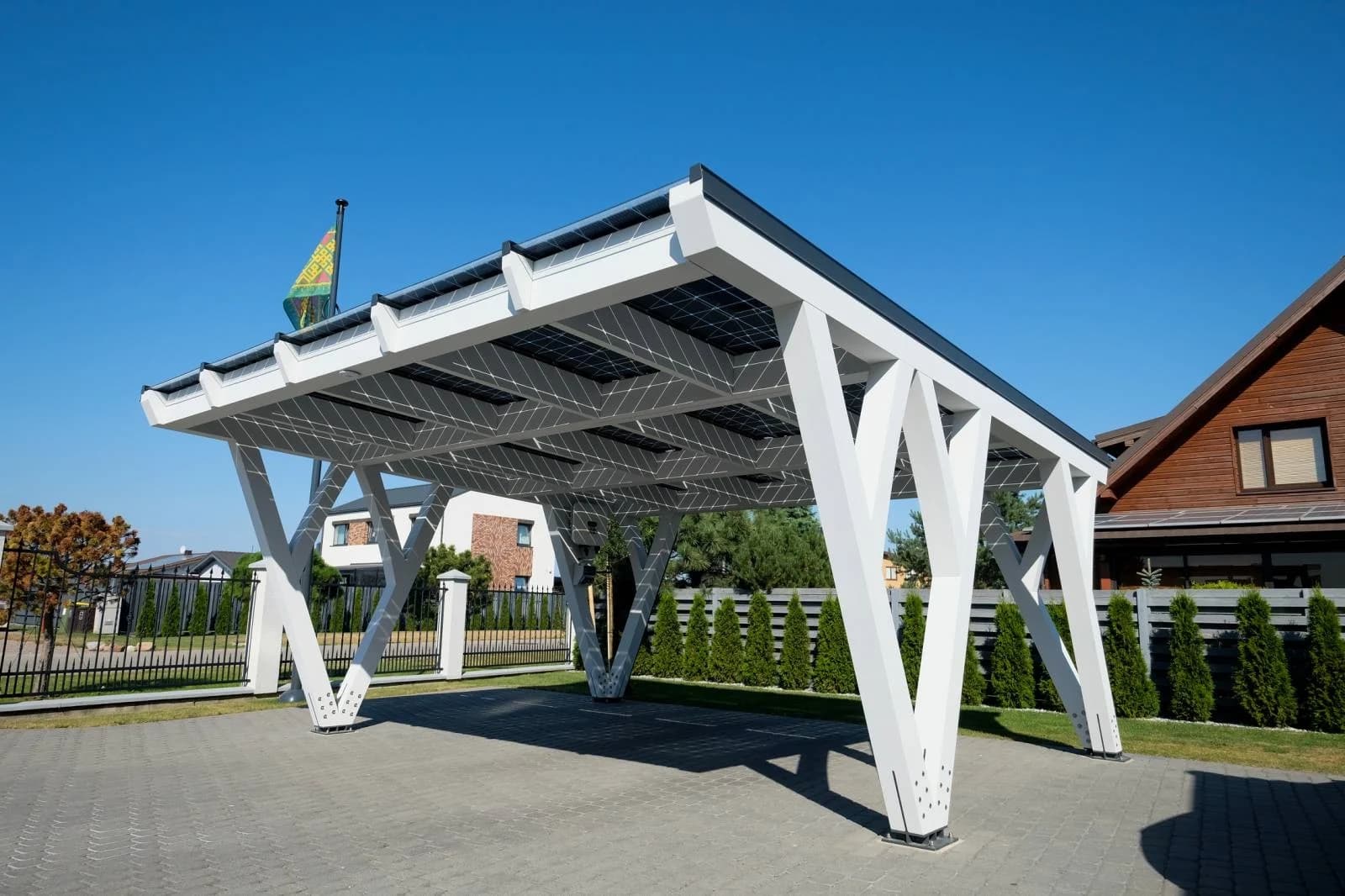 V 15 Type Carport Mounting