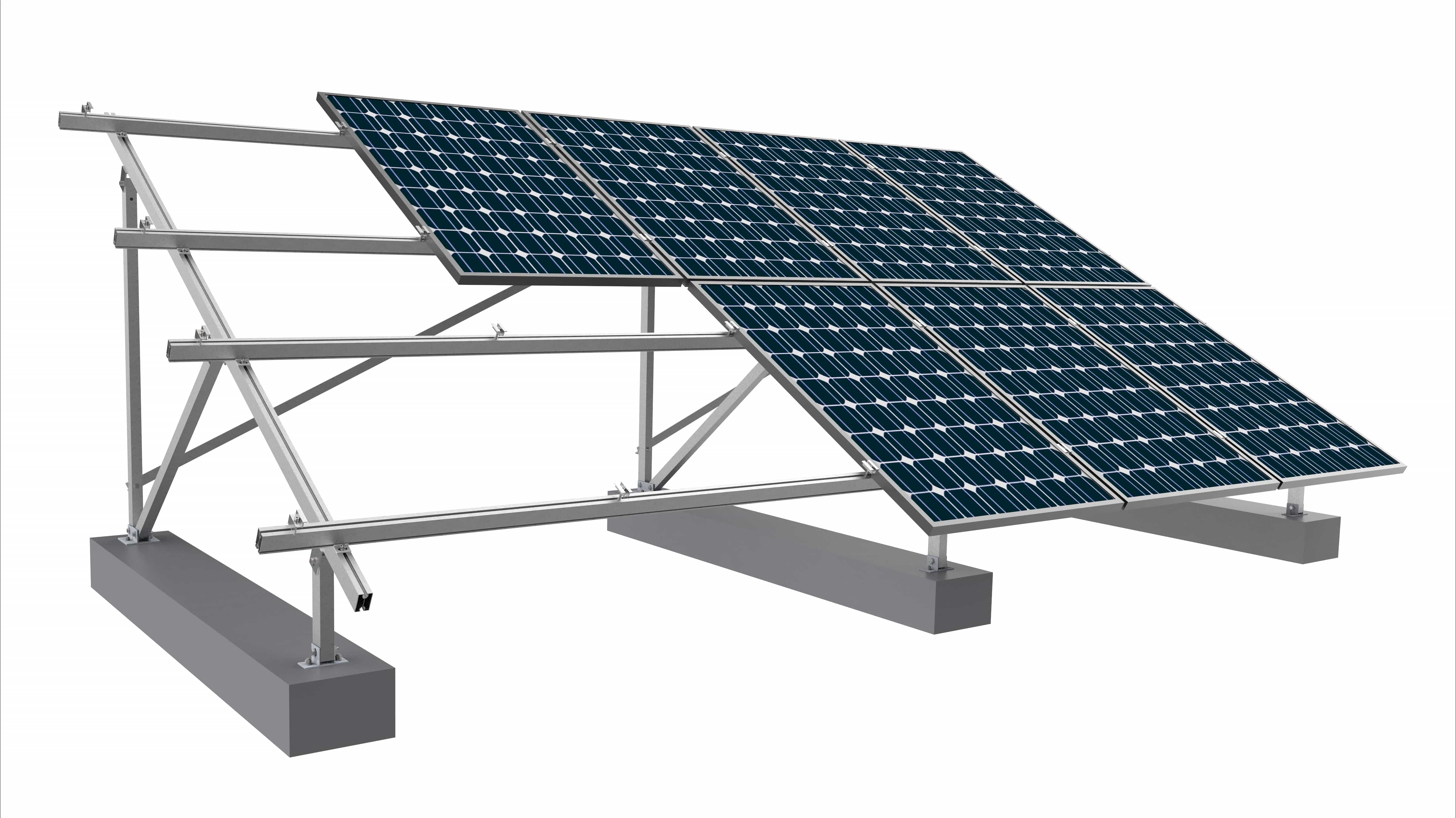 Flat Roof – Elevated System