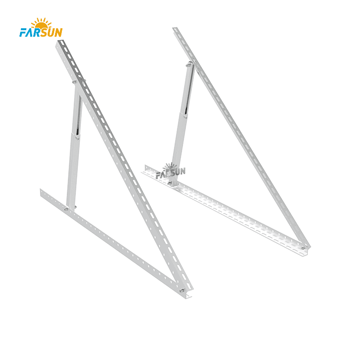 FS Adjustable Triangle 10~60 Degree Solar Mounting RV Aluminum Bracket