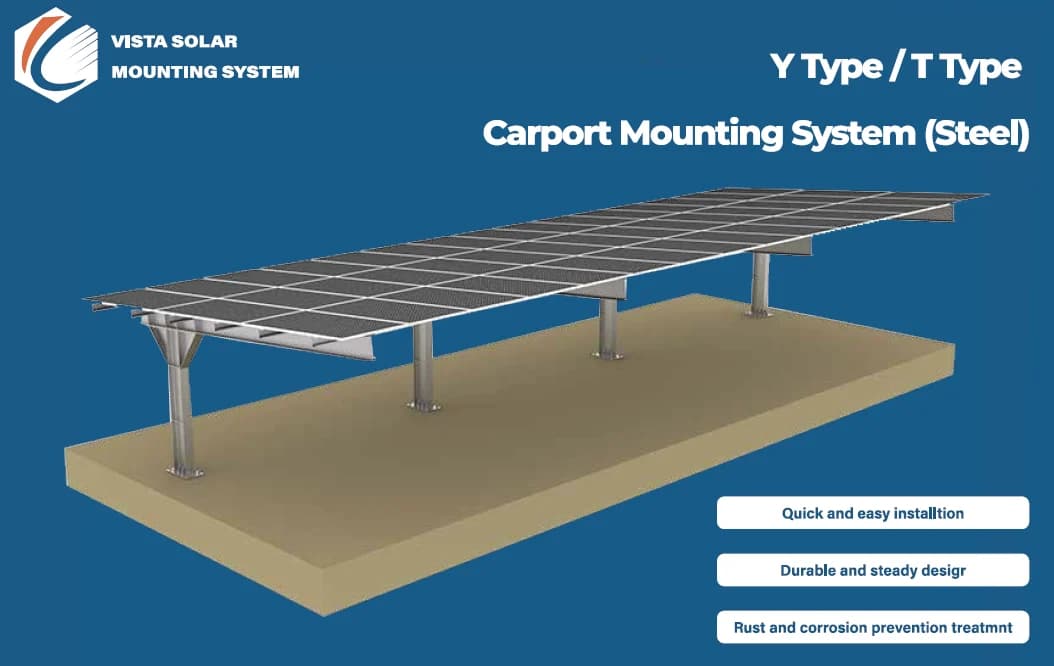 Y/T Type Carport Mounting System ( Steel)