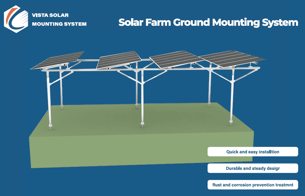 Solar Farm Ground Mounting System