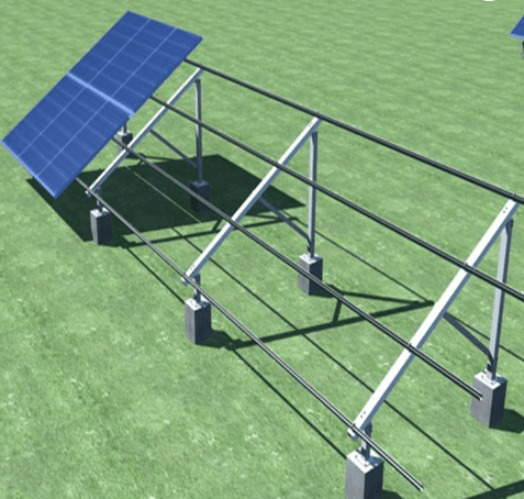 Dual Pole Fixed Mounting Structure
