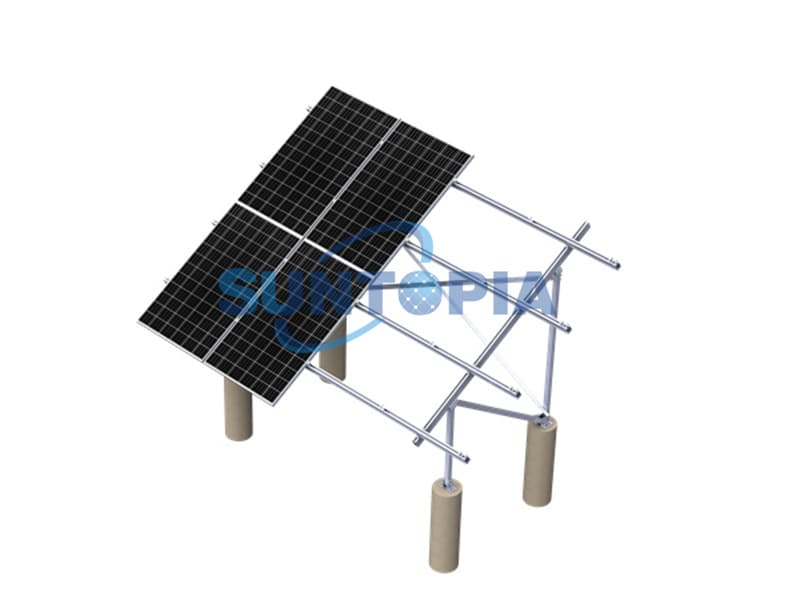 Ground Mounted Mounting System - Concrete Column