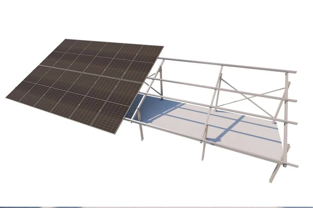 2 Vertical Panels in Ground