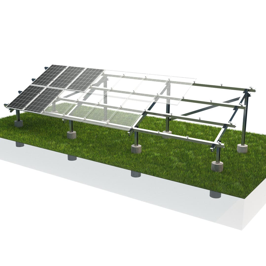 Dual Post Ground Mounting System