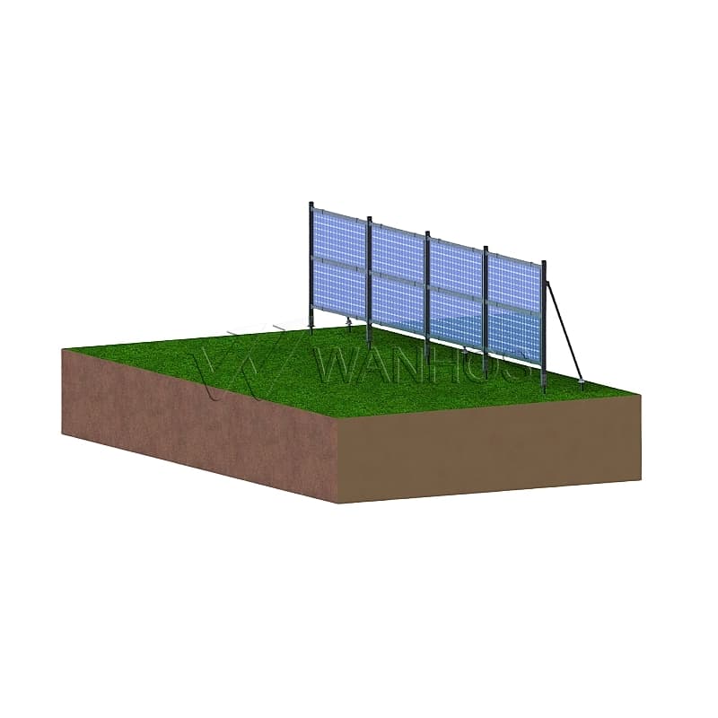 PV fence mounting system fence bracket