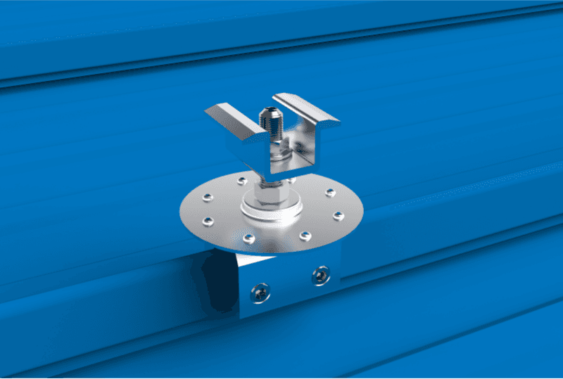 TonKor Aluminium Standing Seam Roof Solar Mount...