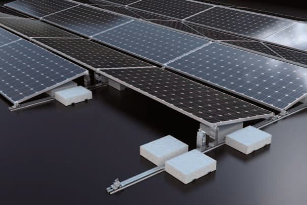 Ballasted Railess Aluminium RCC Rooftop Mountin...