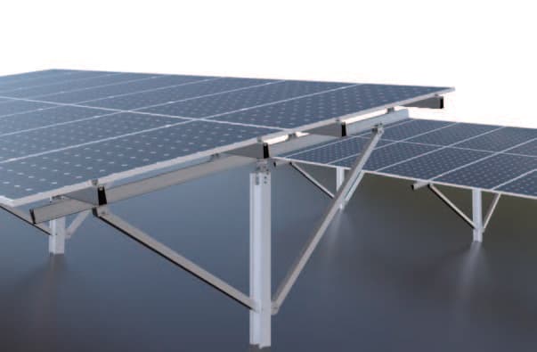 Single Pole Ground Mounting System