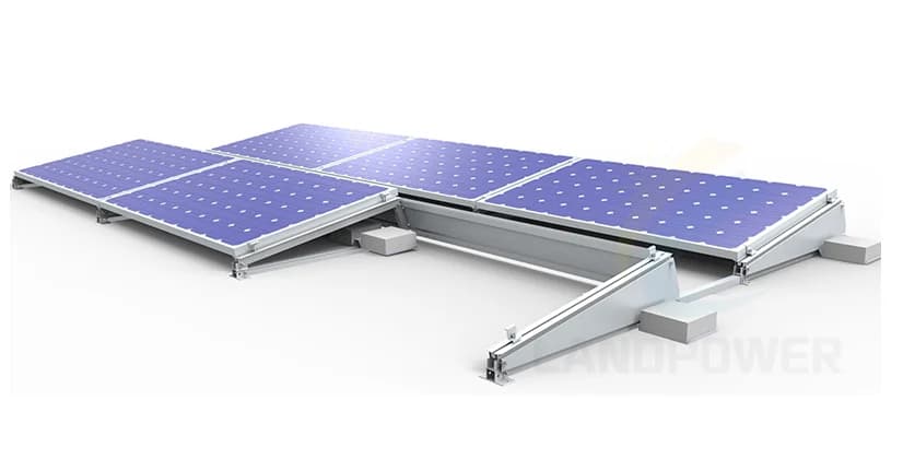 Ballasted Flat Roof Mounting Landscape
