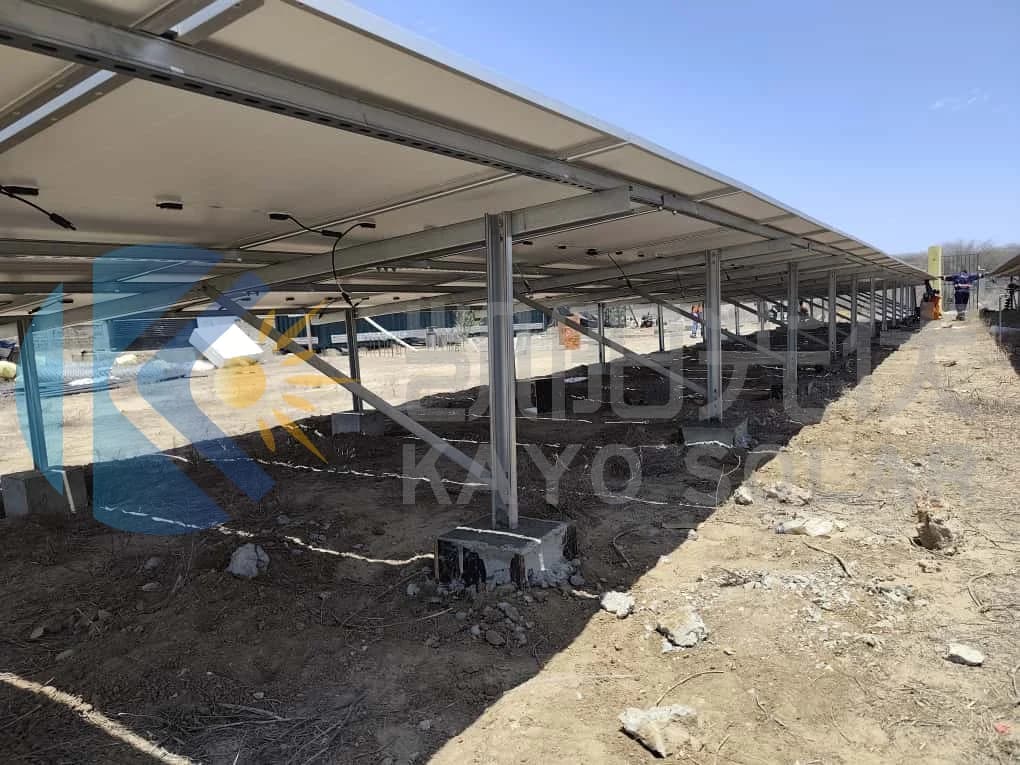 Steel Ground Solar Mounting System