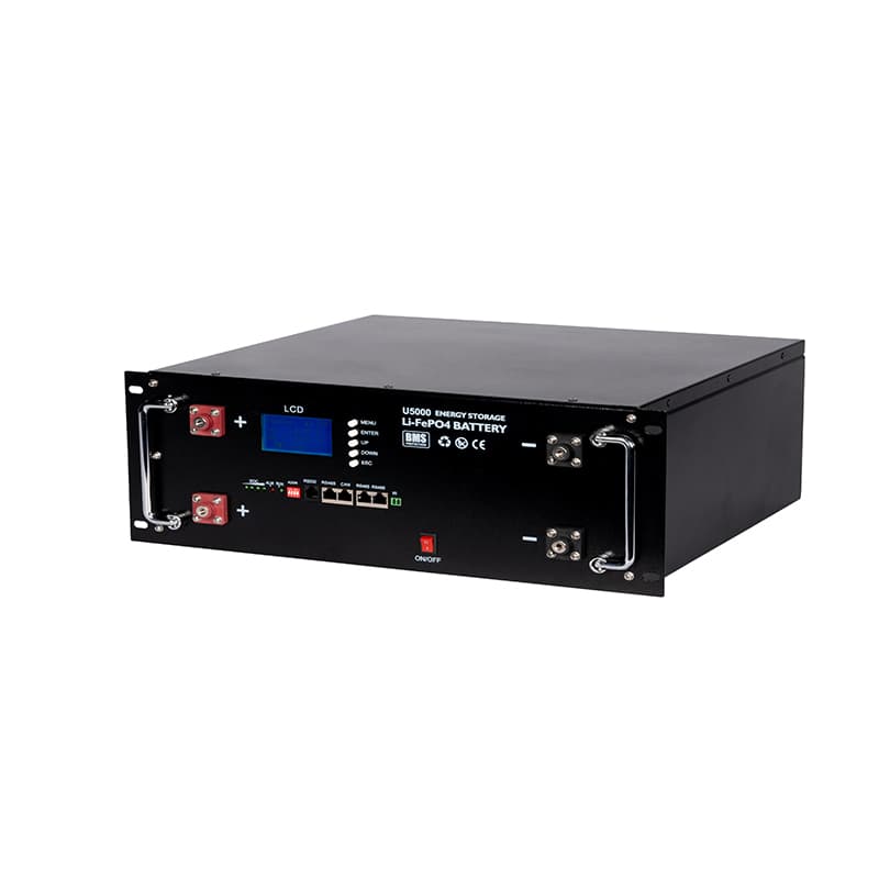 48V 100Ah Rack Mount Energy Storage Lithium Bat...