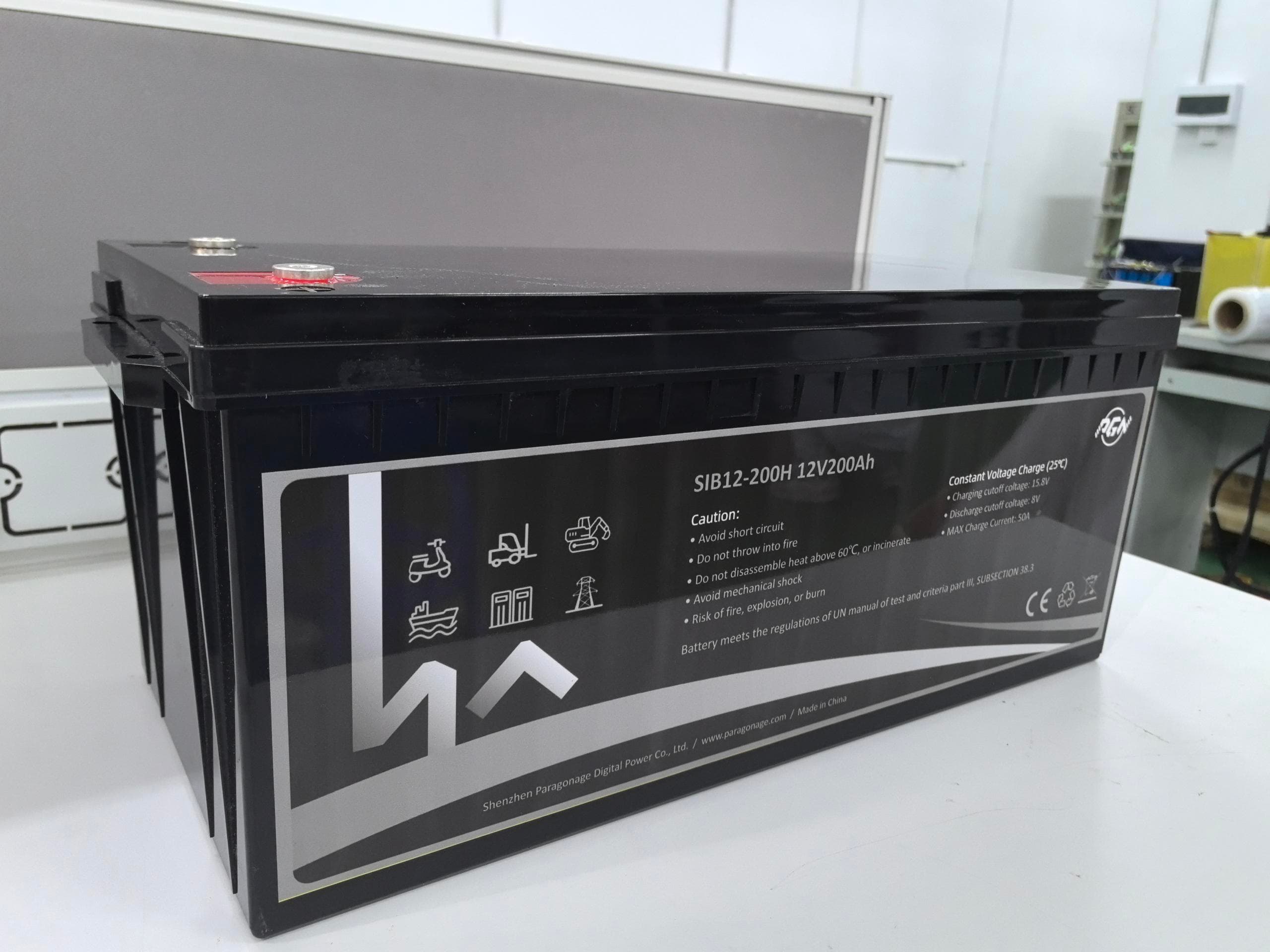 SIB12V 200Ah(G4D)-100A BMS