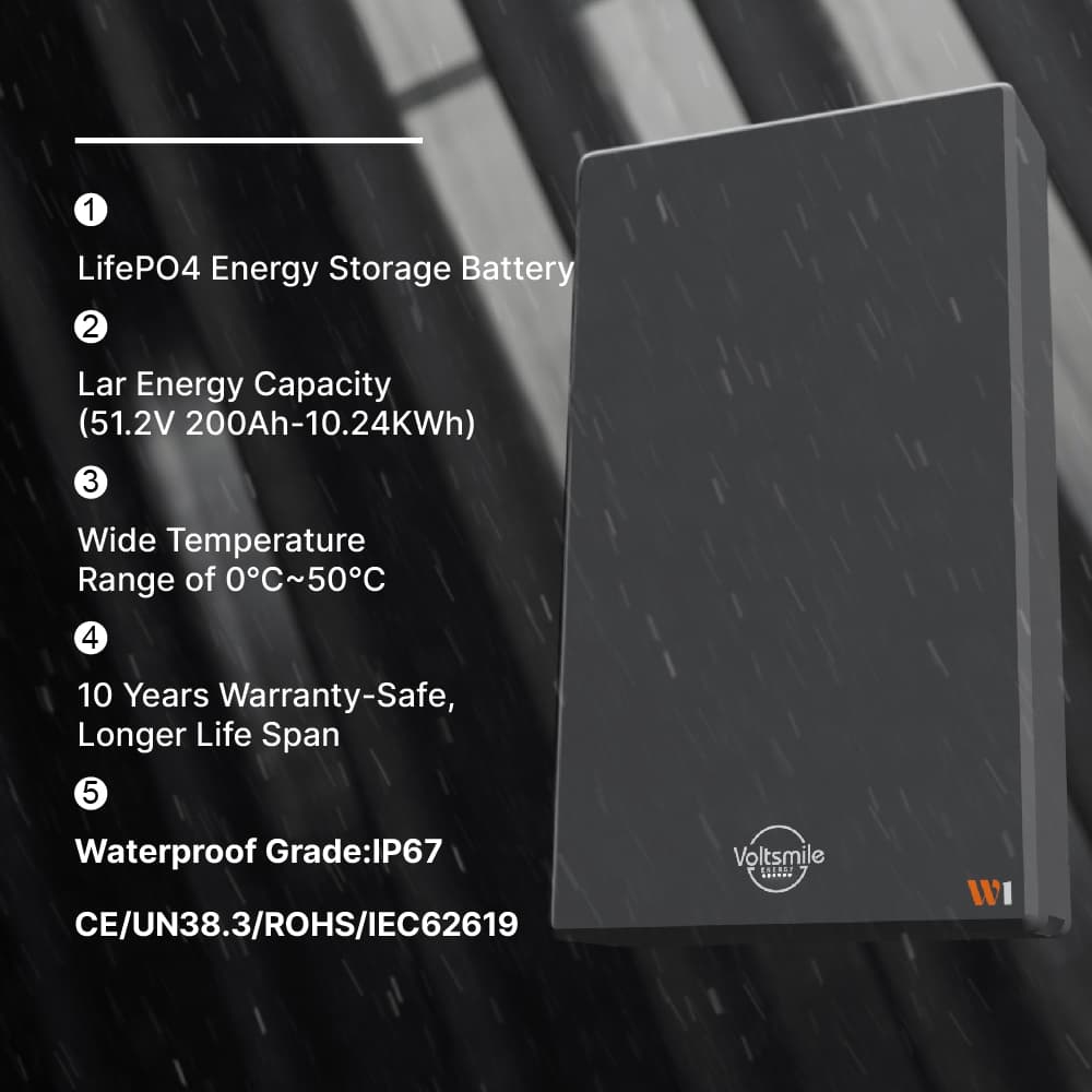 W Series LFP Low Voltage Wall-mounted Battery 1...