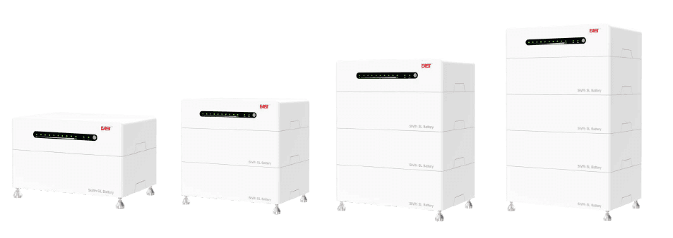 48V100AH Stacked LiFePO4 Battery System