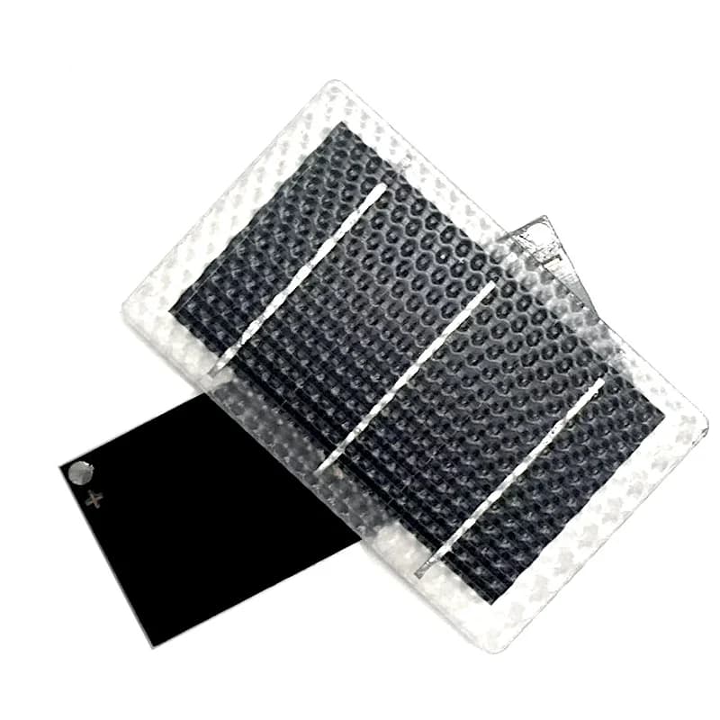 Transparent bifacial solar panel